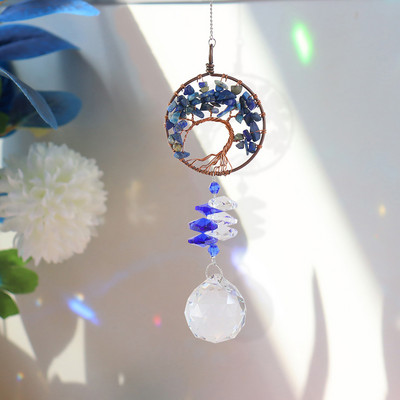 Crystal Päikese valguspüüdja Rippuv Rainbow Chaser Valgustus Aksessuaarid Aiaaknakardin Pulmakardin Kodu Autokaunistus Kingitus