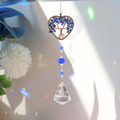 Crystal Päikese valguspüüdja Rippuv Rainbow Chaser Valgustus Aksessuaarid Aiaaknakardin Pulmakardin Kodu Autokaunistus Kingitus