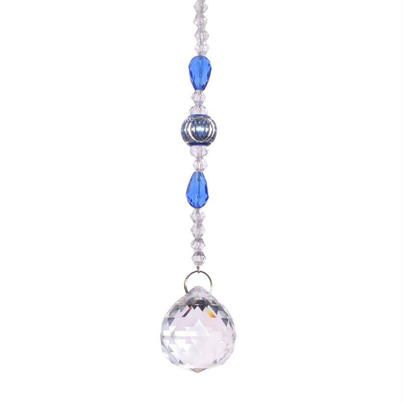 Kristalna fasetirana kugla Hvatač sunca Luster Prizme Privjesak Rainbow Maker Viseći dekor Privjesak Kućno vjenčanje Ukrasi za vrata i prozore
