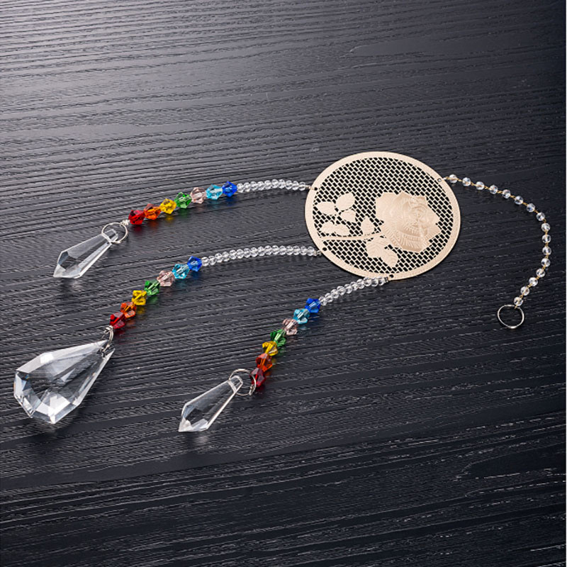 Käsitsi valmistatud lumehelbe päikesepüüdja kristallprisma vikerkaare tegija aknale riputatav dekoratiivkoristus kodus pulmakaunistusega ripats jõulukujuke