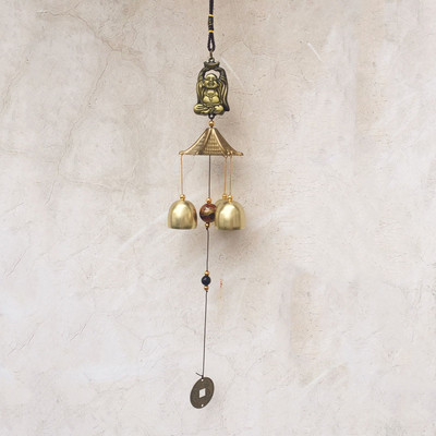Bakreno zvono za vanjsko zvono, 1 kom. Metalno zvono za vjetar na otvorenom, starinski vrt, orijentalna pobjednička dekoracija, kineska sretna metalna zvona za vjetar