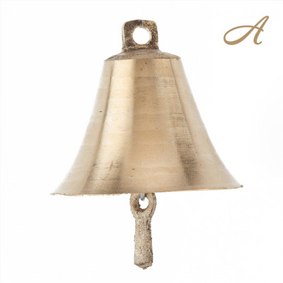 1 бр крава кон овце пасящи медни звънци големи удебелени говеда овце антични