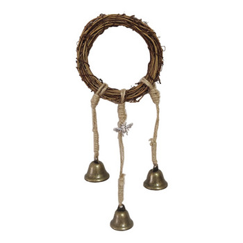 Witch Bells Προστασία για κρεμάστρα πόμολο πόρτας Wind Chimes Witchy Things Clear Negative Energy Witchcraft Wicca Supplies Διακόσμηση σπιτιού