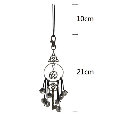 Αντίκα Wind Chime Χάλκινη αυλή Κήπος Διακόσμηση υπαίθριου καθιστικού Metal Wind Chimes Outdoor κινέζικα Oriental Lucky Metal Wind Bell