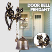 Falra szerelhető rusztikus ajtócsengő, faux sárgarézből készült, vízálló és kopásálló gyepcsengő tartozékok