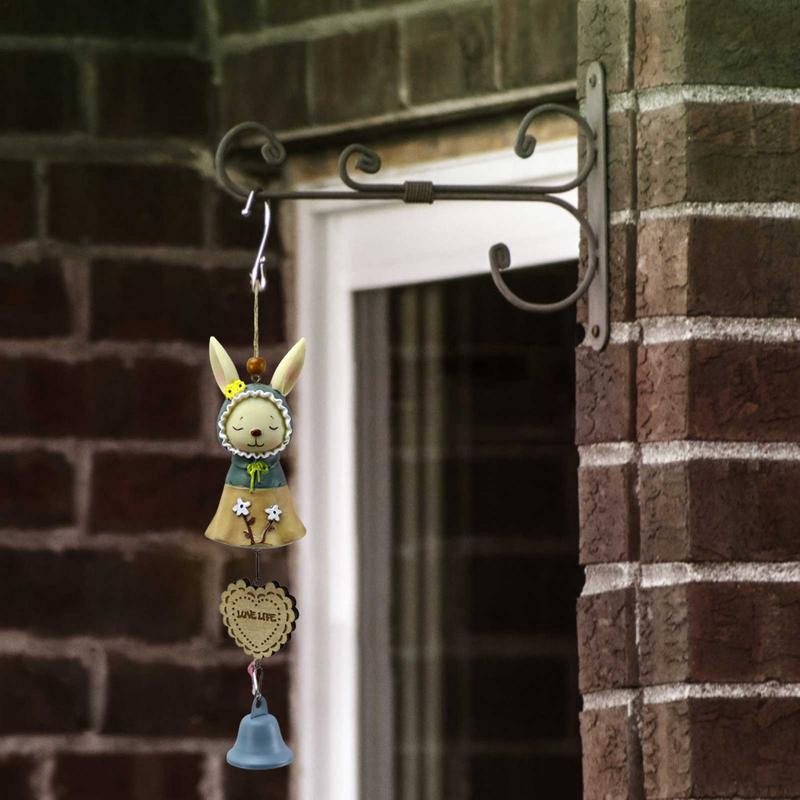 Χαριτωμένο πασχαλινό δώρο λαγουδάκι Wind Chimes Χαριτωμένο κουνέλι Πασχαλινό στολίδι για τον κήπο του σπιτιού, πίσω αυλή, ιαπωνικό στιλ