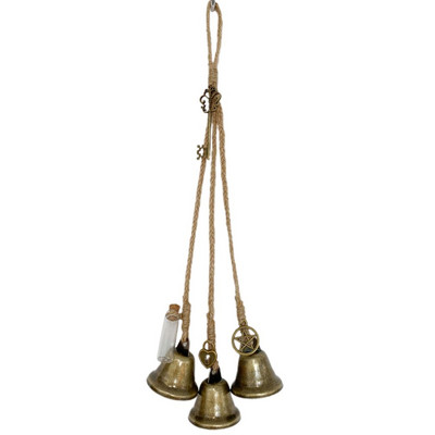 Blessing Bells 3 ΤΕΜ/ΣΕΤ Μοναδικά μενταγιόν Wind Chimes Φυλαχτό Evil Spirit Witch Wind Chimes Home Wall Hanging Witchcraft