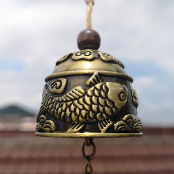 Vintage Carve Wind Chimes Bell Copper Yard Garden Decor windbell Външен висящ домашен храм Орнамент Декор