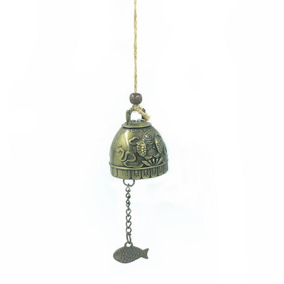 Vintage Carve Wind Chimes Bell Χάλκινο Διακόσμηση αυλής Κήπος Ανεμοδάμπανο Κρεμαστό Υπαίθριο Διακοσμητικό Ναού Σπιτιού