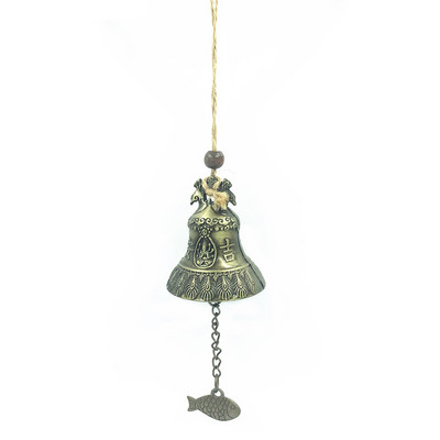 Vintage Carve Wind Chimes Bell Χάλκινο Διακόσμηση αυλής Κήπος Ανεμοδάμπανο Κρεμαστό Υπαίθριο Διακοσμητικό Ναού Σπιτιού