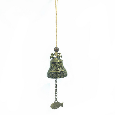 Vintage Carve Wind Chimes Bell Χάλκινο Διακόσμηση αυλής Κήπος Ανεμοδάμπανο Κρεμαστό Υπαίθριο Διακοσμητικό Ναού Σπιτιού