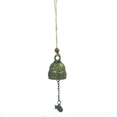 Vintage Carve Wind Chimes Bell Χάλκινο Διακόσμηση αυλής Κήπος Ανεμοδάμπανο Κρεμαστό Υπαίθριο Διακοσμητικό Ναού Σπιτιού