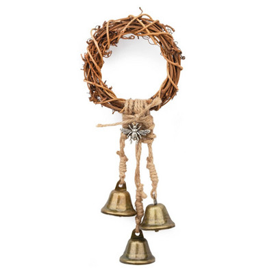 Witch Bells Διακόσμηση Σπιτιού Αμπέλου και Μεταλλική Προστασία Μάγισσας Κουδούνια Μάγισσας για Προστασία Σπιτιού Χειροποίητη Διακόσμηση Wiitchy For Attracts