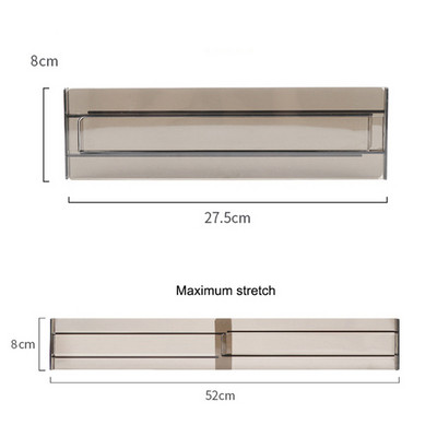 Reguleeritav voodrilaud sahtli vahesein DIY vastupidav hoiustamisorganisaator Riidekapp Kapp Puntsivaba eraldaja