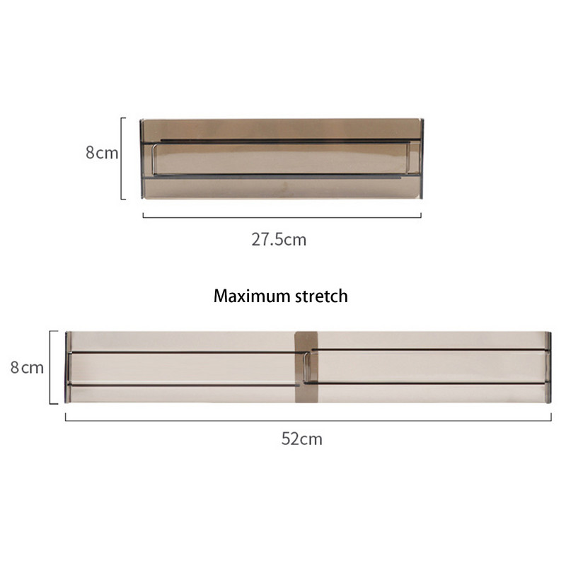 Reguleeritav voodrilaud sahtli vahesein DIY vastupidav hoiustamisorganisaator Riidekapp Kapp Puntsivaba eraldaja