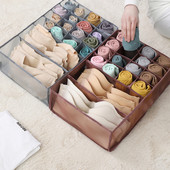 Fiókok Elválasztó dobozok Fehérnemű Ruha Rendszerező Fiók Nylon Elválasztó Szekrény Rendszerező Összecsukható Nyakkendők Zokni Rövidnadrág Szervező