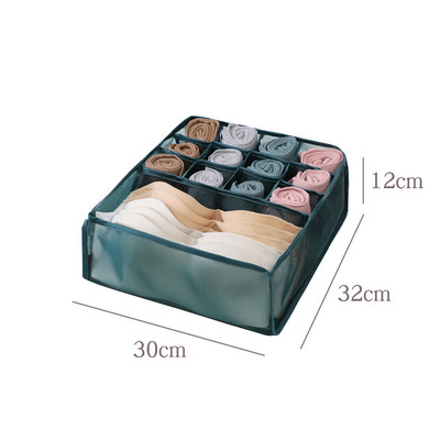 Fiókok Elválasztó dobozok Fehérnemű Ruha Rendszerező Fiók Nylon Elválasztó Szekrény Rendszerező Összecsukható Nyakkendők Zokni Rövidnadrág Szervező