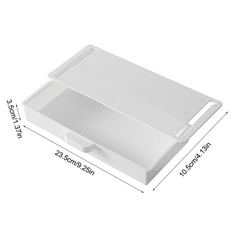 Lipni pieštukų dėklas Rašomasis stalas Laikymas Stalčius Organizatoriaus dėžutė po staliniu stovu Lipni po stalčiumi