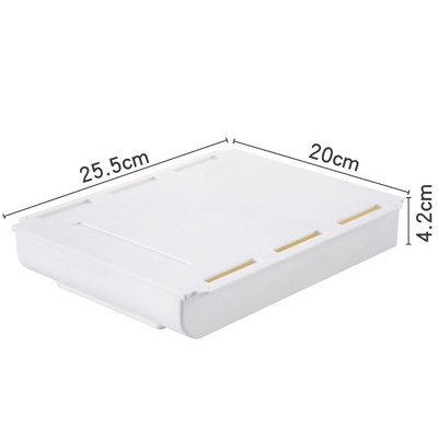 Pašlīmējoša slēpta uzglabāšanas kaste zem galda Aplauzuma organizators zem rakstāmgalda Uzglabāšanas atvilktne Organizatora kaste Kancelejas preču uzglabāšana