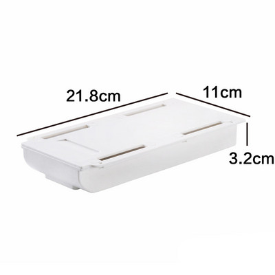 Pašlīmējoša slēpta uzglabāšanas kaste zem galda Aplauzuma organizators zem rakstāmgalda Uzglabāšanas atvilktne Organizatora kaste Kancelejas preču uzglabāšana