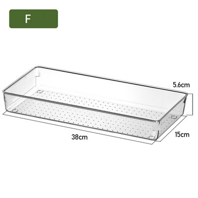 Prozirna kutija s ladicom Kozmetički ormarić Organizator ladica protiv ogrebotina Uredski stol Kutija za pohranu Polica Pregrada Ladica Kutija za pohranu