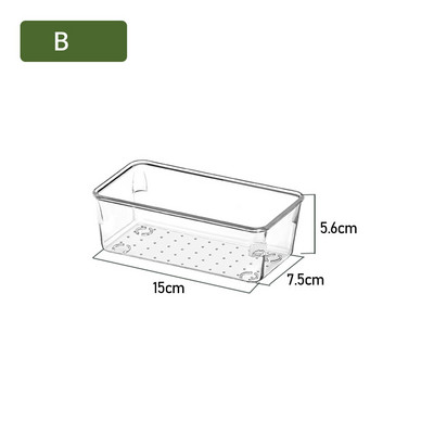 Prozirna kutija s ladicom Kozmetički ormarić Organizator ladica protiv ogrebotina Uredski stol Kutija za pohranu Polica Pregrada Ladica Kutija za pohranu