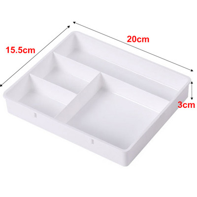 Galda atvilktņu organizators Galda piederumi Kancelejas piederumu uzglabāšanas kaste Kosmētika Aplauzums Organizators Mājas Biroja atvilktņu sadalītāja konteiners