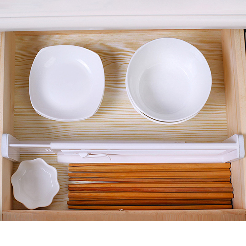 Podesiva pregrada ladica DIY police za pohranu Pregradna ploča za kućanstvo Alati za podjele koji štede prostor Razdjelnik ormara