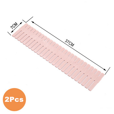 2 τμχ DIY Ρυθμιζόμενη Πίνακας Χωρισμάτων Αποθήκευσης Πλαστική Διαχωριστική Συρταριέρα Συνδυαστική Πίνακας Διαμερισμάτων Οργάνωση τμήματος εξοικονόμησης χώρου
