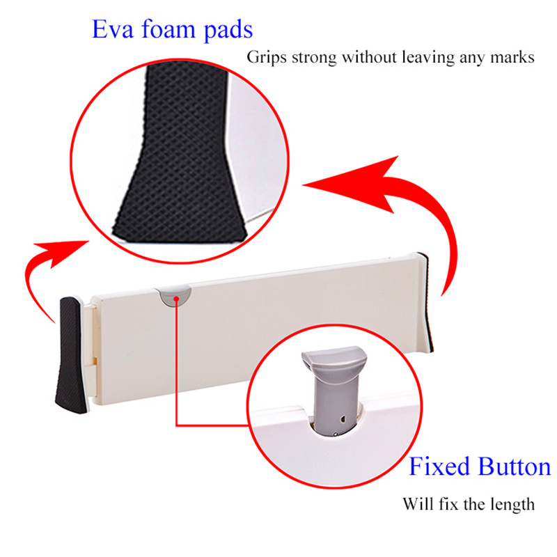 Uvlačiva podesiva pregrada za ladice, držač, pregradna ladica, organizator, pohrana, pregradne ploče, pregrade, meta za odjeću i kuhinju