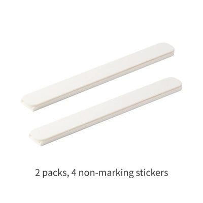 2db Kihúzható fiók Csúszósínek Sima szekrény Tárolókosár Húzósín Öntapadó Rendezők Sín Otthoni Tárolási Tartozékok