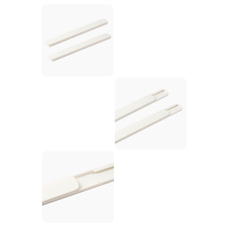 2db Kihúzható fiók Csúszósínek Sima szekrény Tárolókosár Húzósín Öntapadó Rendezők Sín Otthoni Tárolási Tartozékok