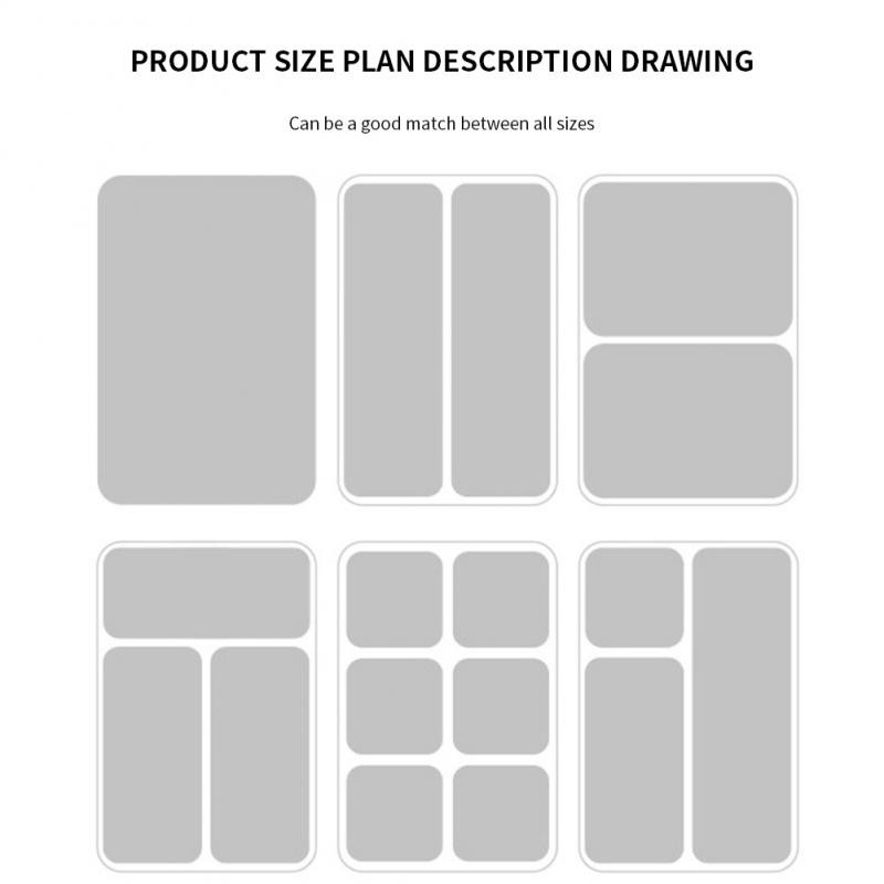 Odvojena ladica Organizirajte Kuhinja Kupaonica Ormarić Stol Nakit Šminka Organizator Kutija Kombinirane ladice za pohranu Blagajna Kućna