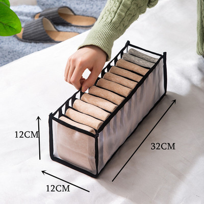 Háztartási Fiókok Elválasztó Dobozok Fehérnemű Melltartó Alsónadrág Zokni Tároló Fiókok Szekrény Ruha Rendszerező Szekrények Szervező