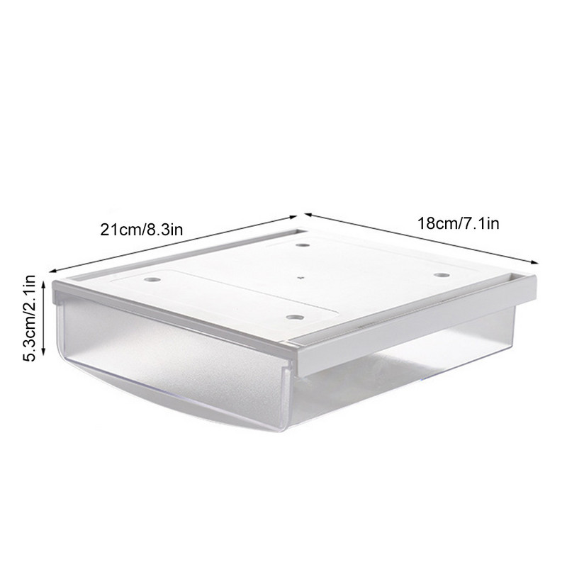 Fiók típusa Tárolódoboz az asztal alatt Punch free Self Stick asztali szervező láthatatlan irodai papíráru különféle tároló fiók