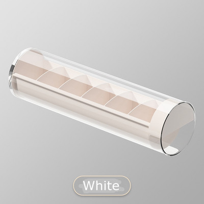 6 skyriai Ištraukiamos kojinės apatinių drabužių laikymo dėžė Skaidrus stalčių laikiklis apatiniam trikotažui drabužiams kojinėms kaklaraiščiams laikyti namuose