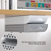 Lipni laikymo stalčiai Organizacija, paslėpta po stalčiumi, laikymo dėžutė Makiažo organizatorius Mokyklinis raštinės reikmenų dėklas