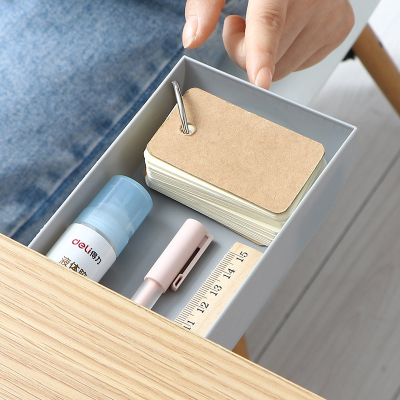 Lipni laikymo stalčiai Organizacija, paslėpta po stalčiumi, laikymo dėžutė Makiažo organizatorius Mokyklinis raštinės reikmenų dėklas