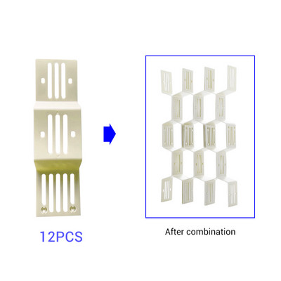 12gab Šūnveida formas atvilktņu sadalītāji Apakšveļa Zeķes Krūšturi Kaklasaites Jostas Šalles Klasifikācija DIY atvilktņu organizators sadalītājs