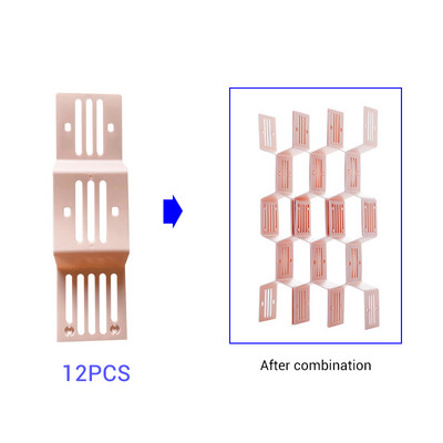 12gab Šūnveida formas atvilktņu sadalītāji Apakšveļa Zeķes Krūšturi Kaklasaites Jostas Šalles Klasifikācija DIY atvilktņu organizators sadalītājs