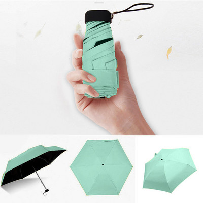 Rainy Day Pocket Ομπρέλα Μίνι Πτυσσόμενες Ομπρέλες Ομπρέλα Ομπρέλα Πτυσσόμενη Ομπρέλα Μίνι Ομπρέλα Καραμέλα Έγχρωμη Ομπρέλα Ταξιδιωτικό εξοπλισμό βροχής