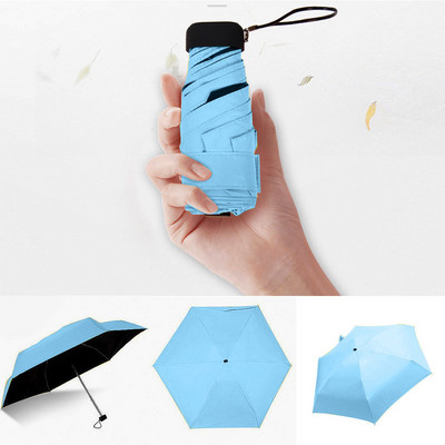 Rainy Day Pocket Ομπρέλα Μίνι Πτυσσόμενες Ομπρέλες Ομπρέλα Ομπρέλα Πτυσσόμενη Ομπρέλα Μίνι Ομπρέλα Καραμέλα Έγχρωμη Ομπρέλα Ταξιδιωτικό εξοπλισμό βροχής