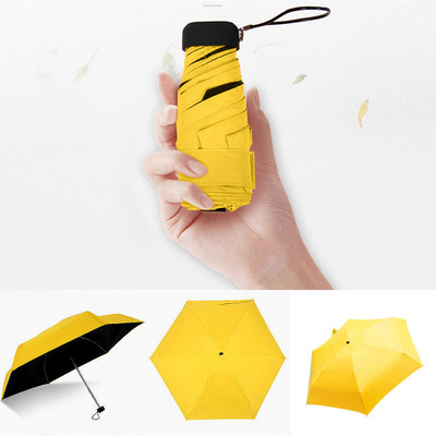 Rainy Day Pocket Ομπρέλα Μίνι Πτυσσόμενες Ομπρέλες Ομπρέλα Ομπρέλα Πτυσσόμενη Ομπρέλα Μίνι Ομπρέλα Καραμέλα Έγχρωμη Ομπρέλα Ταξιδιωτικό εξοπλισμό βροχής