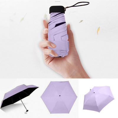Rainy Day Pocket Ομπρέλα Μίνι Πτυσσόμενες Ομπρέλες Ομπρέλα Ομπρέλα Πτυσσόμενη Ομπρέλα Μίνι Ομπρέλα Καραμέλα Έγχρωμη Ομπρέλα Ταξιδιωτικό εξοπλισμό βροχής