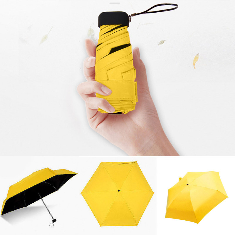 Rainy Day Pocket Ομπρέλα Μίνι Πτυσσόμενες Ομπρέλες Ομπρέλα Ομπρέλα Πτυσσόμενη Ομπρέλα Μίνι Ομπρέλα Καραμέλα Έγχρωμη Ομπρέλα Ταξιδιωτικό εξοπλισμό βροχής