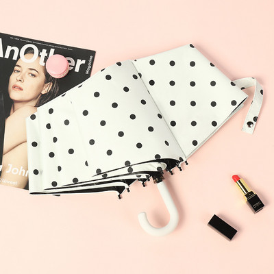 Λαβή σε σχήμα U Pocket Mini Umbrella Anti UV Paraguas Sun Umbrella Rain Αντιανεμική 3 αναδιπλούμενες φορητές ομπρέλες για γυναίκες Παιδιά