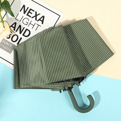 Λαβή σε σχήμα U Pocket Mini Umbrella Anti UV Paraguas Sun Umbrella Rain Αντιανεμική 3 αναδιπλούμενες φορητές ομπρέλες για γυναίκες Παιδιά