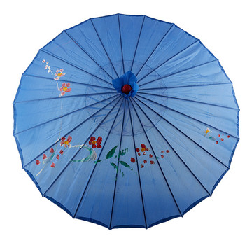 Μεταξωτό ύφασμα λαδόχαρτο Ομπρέλα Βροχή Γυναικεία διακόσμηση Vintage Dance Prop Peach Blossom Κινεζική άυλη πολιτιστική ομπρέλα Paraguas