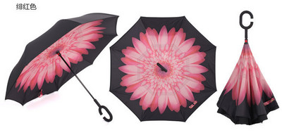 2023. gada saliekams ar garu kātu, divslāņu apgriezts lietussargs, vēja necaurlaidīgs, reverss C-āķis, vīriešu golfa lietussargs, reverss lietussargi sievietēm