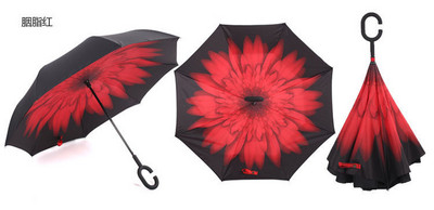 2023. gada saliekams ar garu kātu, divslāņu apgriezts lietussargs, vēja necaurlaidīgs, reverss C-āķis, vīriešu golfa lietussargs, reverss lietussargi sievietēm